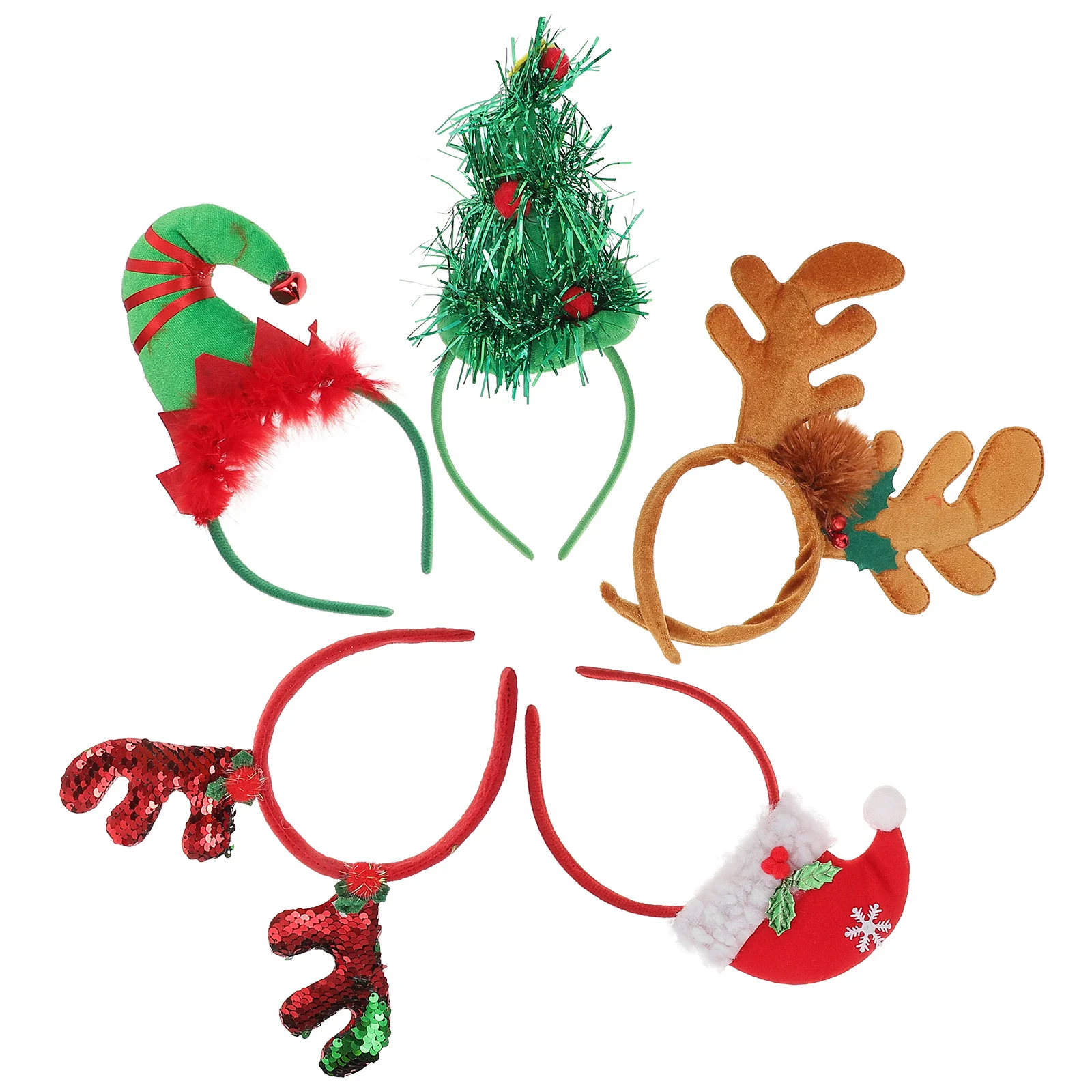 5Pcs Christmas Headband Unique Hairband for Festival Costume Party Xmas Headdress Lightweight Comfortable Hair Decoration
5Pcs Christmas Headband Unique Hairband for Festival Costume Party Xmas Headdress Lightweight Comfortable Hair Decoration