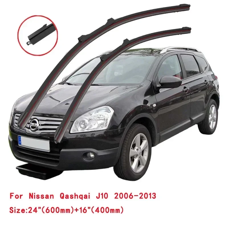 For Nissan Qashqai J10 2006-2013 2007 2008 2009 Wiper Front & Rear Wiper Blades Windshield Windscreen Window Brushes 24"+15"+12"
For Nissan Qashqai J10 2006-2013 2007 2008 2009 Wiper Front & Rear Wiper Blades Windshield Windscreen Window Brushes 24"+15"+12"
