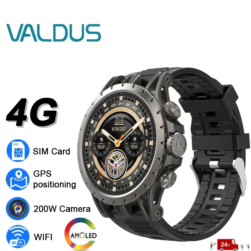 VALDUS 2024 New VG54 Smartwatch Men Woman WIFI SIM Card GPS Positioning 200W Camera SOS Call Face Unlock AMOLED 4G Smartwatch
VALDUS 2024 New VG54 Smartwatch Men Woman WIFI SIM Card GPS Positioning 200W Camera SOS Call Face Unlock AMOLED 4G Smartwatch