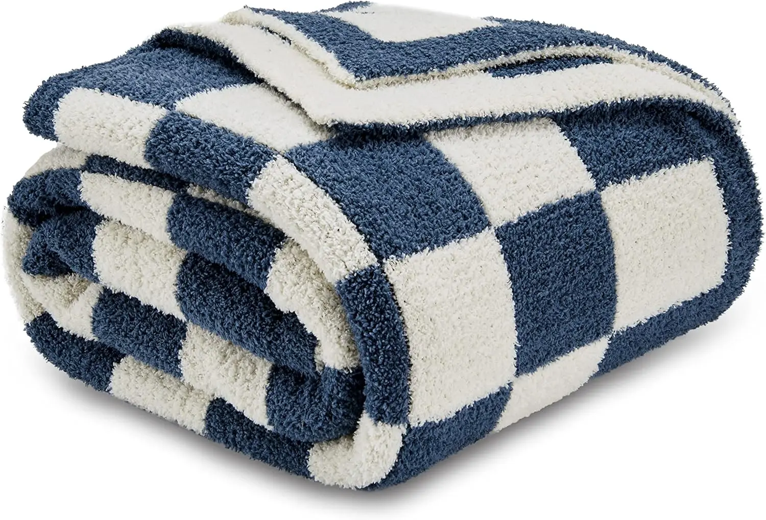 Checkered Blanket, Ultra Soft Cozy Blue And White Throw Blanket, Warm Cozy Knit Fuzzy Plush Checkerboard Throw For Couch Bed
Checkered Blanket, Ultra Soft Cozy Blue And White Throw Blanket, Warm Cozy Knit Fuzzy Plush Checkerboard Throw For Couch Bed