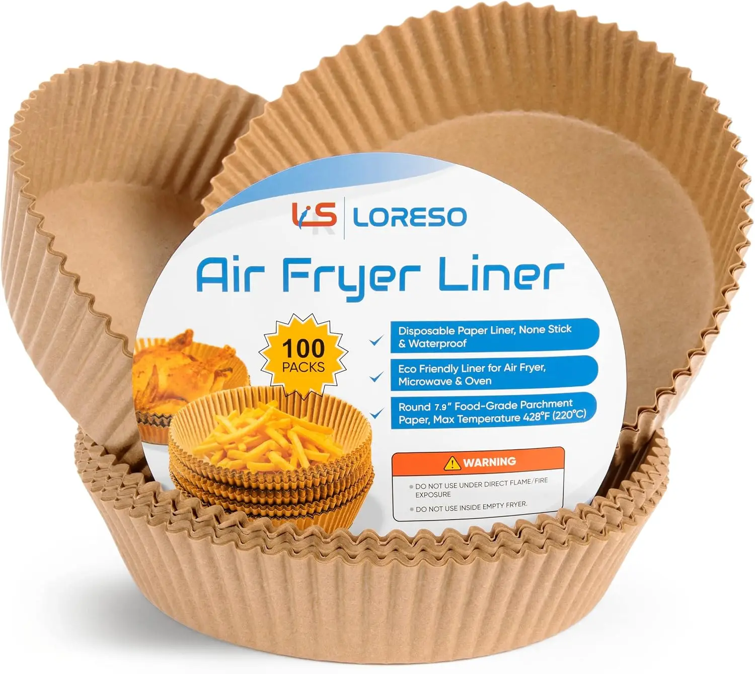 Disposable Round Parchment Liners 100 Count 7 8 Inch Non Stick for Air Fryer
Disposable Round Parchment Liners 100 Count 7 8 Inch Non Stick for Air Fryer