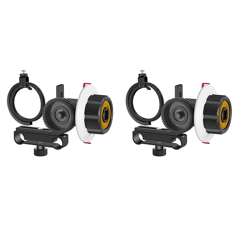 2 камеры VD-F0 Follow Focus 15 мм Follow Focus с ремнем кольца передач для Canon Nikon Sony и других DSLR-камер
2 камеры VD-F0 Follow Focus 15 мм Follow Focus с ремнем кольца передач для Canon Nikon Sony и других DSLR-камер