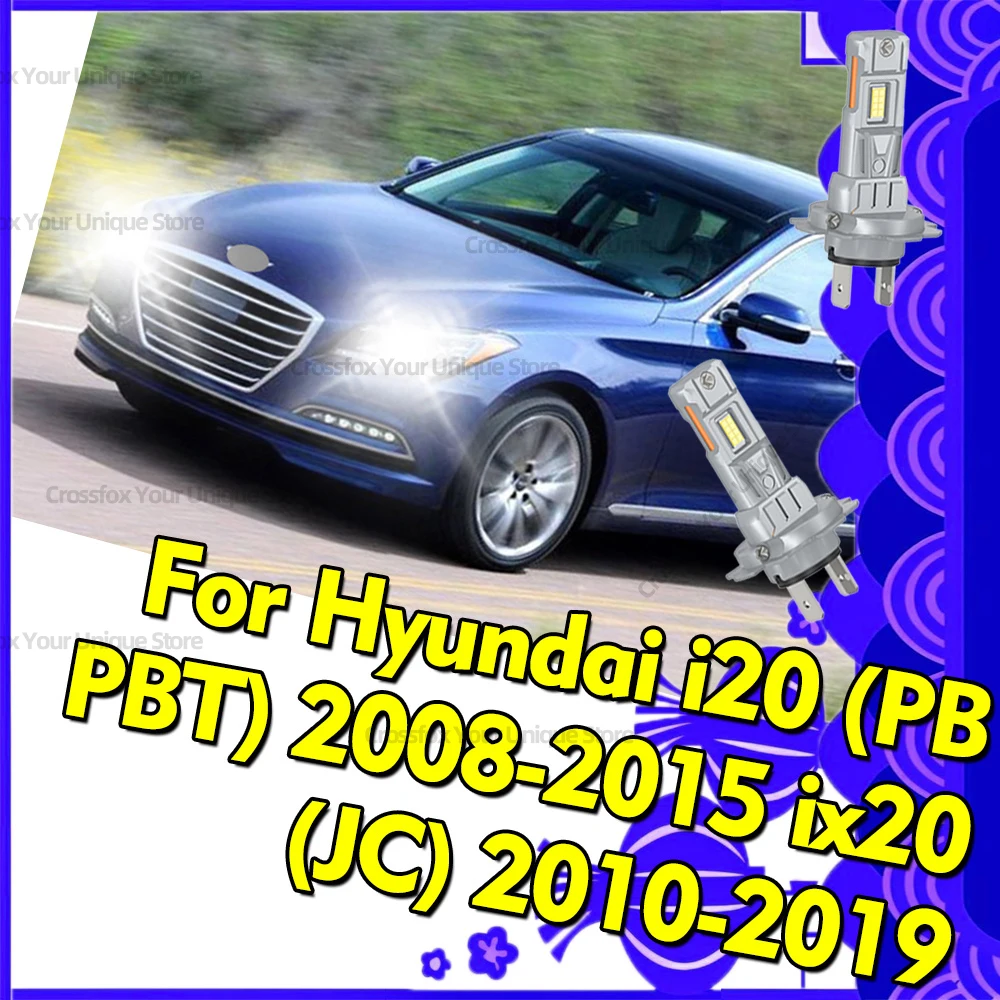 2/4x Headlights 30000LM LED H7 6000K Head Lamps For Hyundai i20 (PB PBT) 2008 2009-2015 ix20 (JC) 2010-2019 2011 2012 2013 2014
2/4x Headlights 30000LM LED H7 6000K Head Lamps For Hyundai i20 (PB PBT) 2008 2009-2015 ix20 (JC) 2010-2019 2011 2012 2013 2014