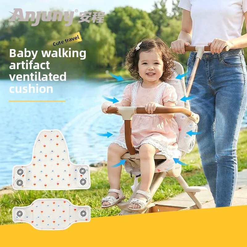 External Power Bank USB Charging Removable Silent Fan Ventilation Cover Ice Silk Baby Stroller Cover Cool Car Safety Seat Cover
External Power Bank USB Charging Removable Silent Fan Ventilation Cover Ice Silk Baby Stroller Cover Cool Car Safety Seat Cover