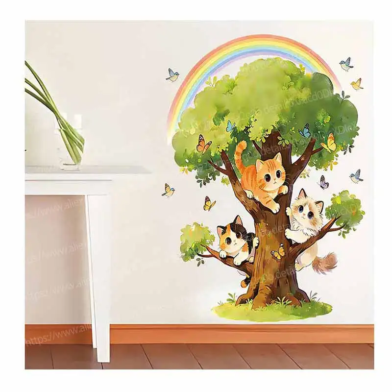 Cartoon 3 Cats Waterproof Wall Stickers Self-Adhesive Removable Background Decorations for Walls AA407
Cartoon 3 Cats Waterproof Wall Stickers Self-Adhesive Removable Background Decorations for Walls AA407