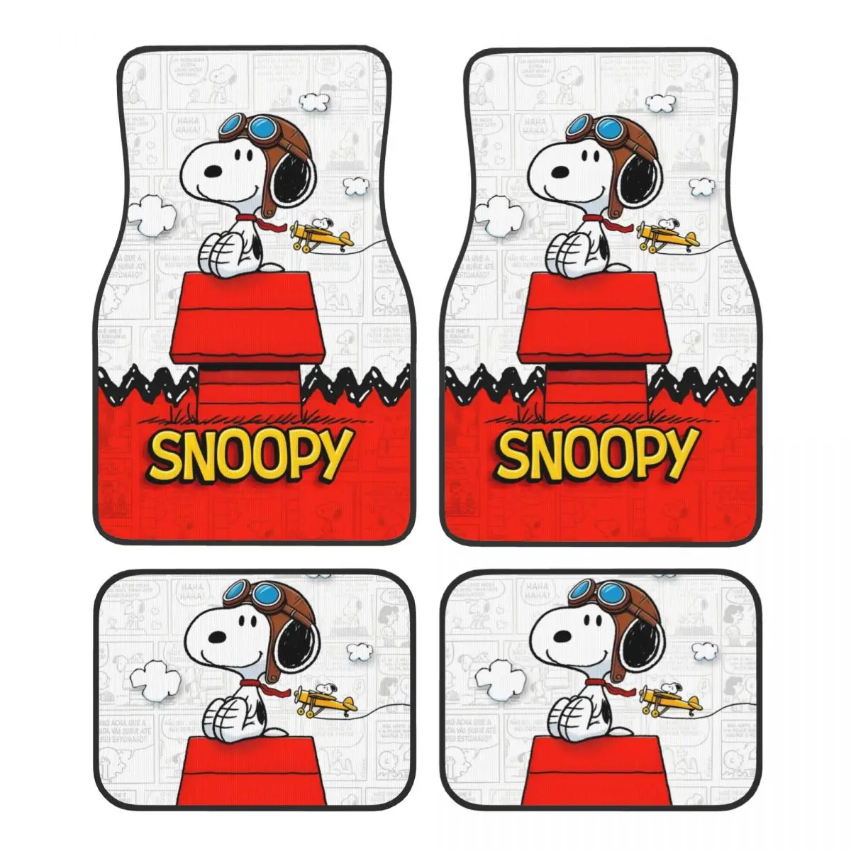 Snoopy Peanuts Floor Mats for Cars All-Weather Anti-Slip Floor Mats Liner Full Set Car Accessories
Snoopy Peanuts Floor Mats for Cars All-Weather Anti-Slip Floor Mats Liner Full Set Car Accessories