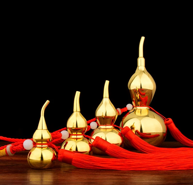 18CM Large TOP Business gift efficacious fortune Mascot Money Drawing FENG SHUI lucky gilding copper cucurbit gourd statue
18CM Large TOP Business gift efficacious fortune Mascot Money Drawing FENG SHUI lucky gilding copper cucurbit gourd statue