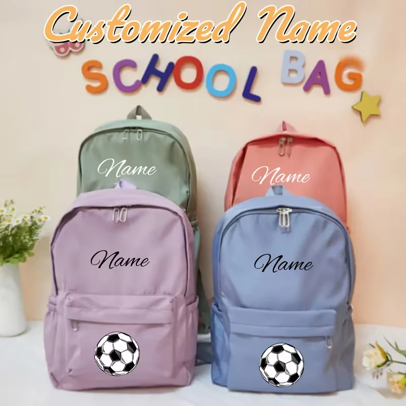 Этот повседневный и универсальный рюкзак для школы с футбольным принтом, большой вместимости, с возможностью нанесения индивидуального имени, подходит для б.
Этот повседневный и универсальный рюкзак для школы с футбольным принтом, большой вместимости, с возможностью нанесения индивидуального имени, подходит для б.