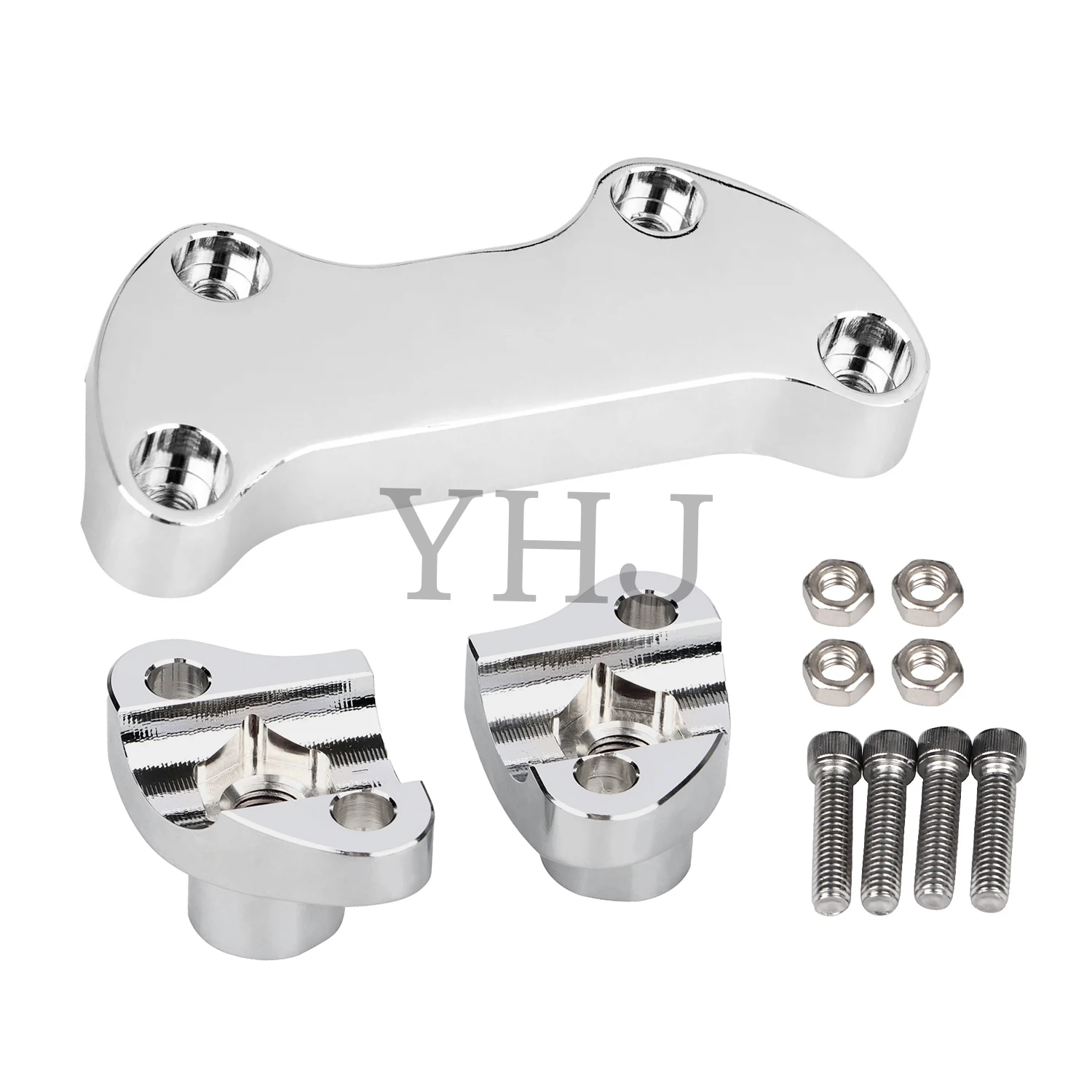Black/Chrome 1.5" Handlebar Risers Top Clamp For Harley Motorcycle Dyna Heritage Softail Sportster Street bob Road Glide King
Black/Chrome 1.5" Handlebar Risers Top Clamp For Harley Motorcycle Dyna Heritage Softail Sportster Street bob Road Glide King