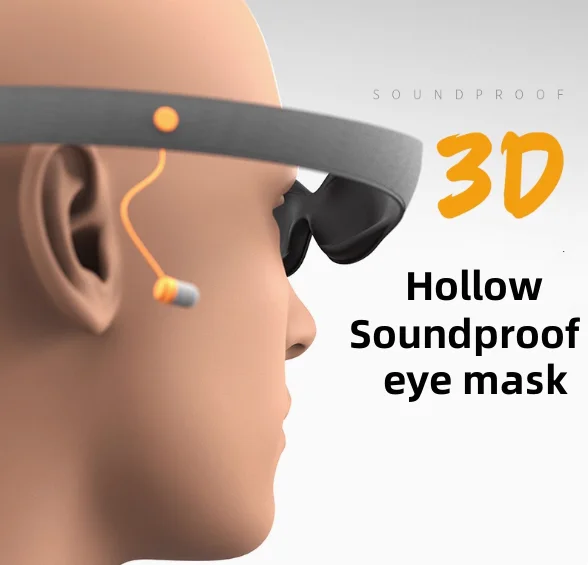 Eye mask ear cups integrated sleep noise reduction for men and women to relieve fatigue and protect eyes
Eye mask ear cups integrated sleep noise reduction for men and women to relieve fatigue and protect eyes