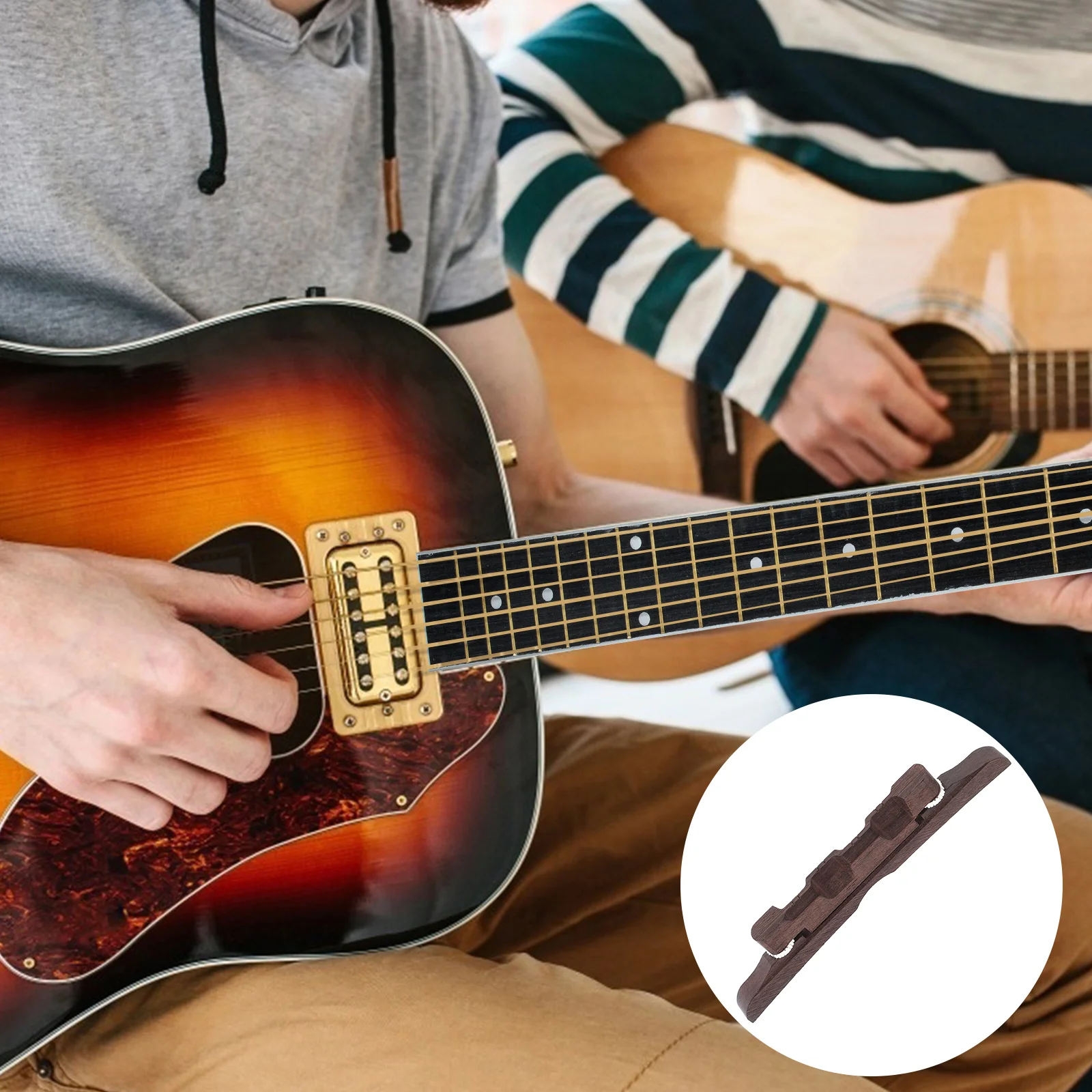 Bridge with Saddle for Archtop Jazz Guitar Instrument Accessory Guitar Bridge Guitar Bridge with Saddle
Bridge with Saddle for Archtop Jazz Guitar Instrument Accessory Guitar Bridge Guitar Bridge with Saddle