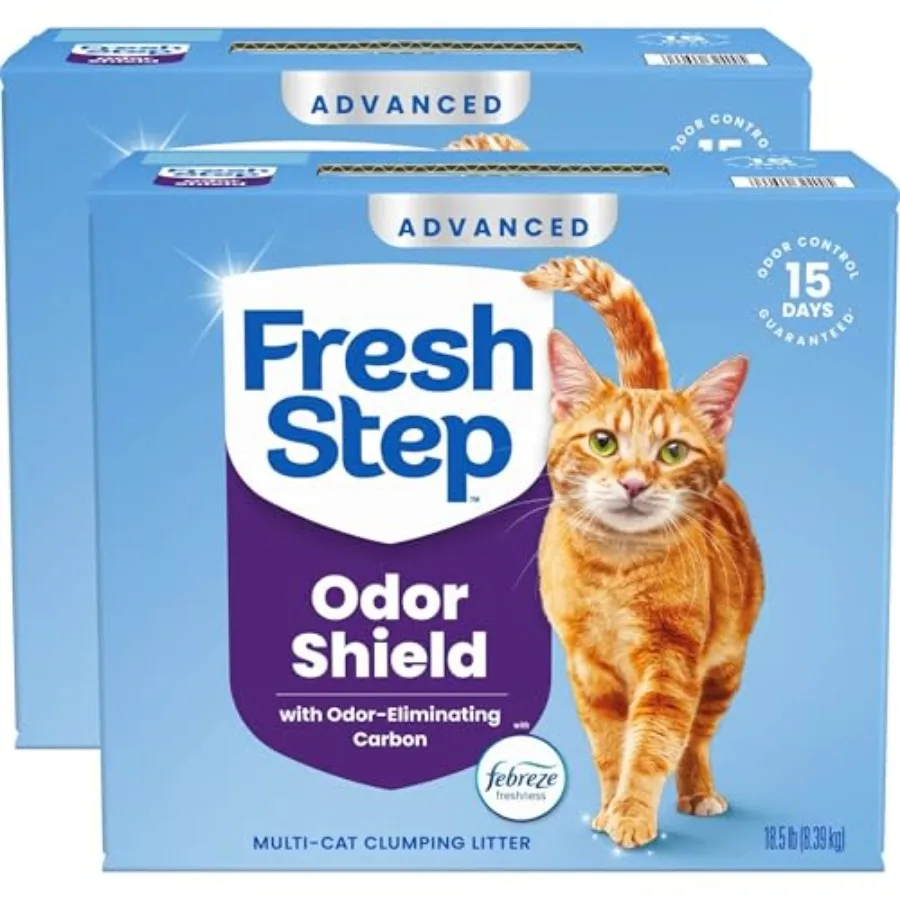 Odor Shield Advanced Multi Cat Clumping Litter with Febreze 18.5 lb Each Pack of 2 Package May Vary
Odor Shield Advanced Multi Cat Clumping Litter with Febreze 18.5 lb Each Pack of 2 Package May Vary