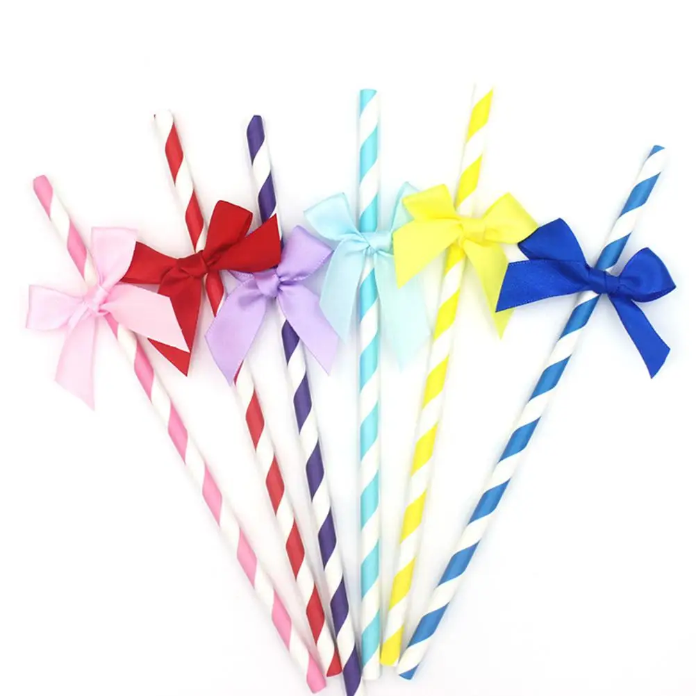 30 Pcs Bowknot Paper Straws Premium Decorative Drinking Party Supplies Cake Decorations Colorful Straw Set for Events
30 Pcs Bowknot Paper Straws Premium Decorative Drinking Party Supplies Cake Decorations Colorful Straw Set for Events