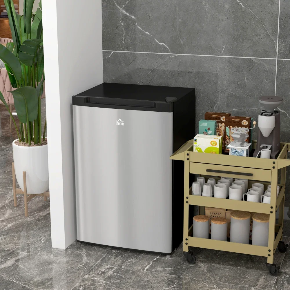 3.0 Cubic Feet Upright Freezer Compact Mini Freezer Silver Reversible Door Adjustable Thermostat Low Noise Home Office Apartment
3.0 Cubic Feet Upright Freezer Compact Mini Freezer Silver Reversible Door Adjustable Thermostat Low Noise Home Office Apartment