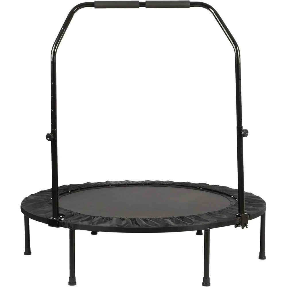 Compact Adjustable Mini Trampoline with 5-Level Handle, Supports Up to 440 lbs
Compact Adjustable Mini Trampoline with 5-Level Handle, Supports Up to 440 lbs