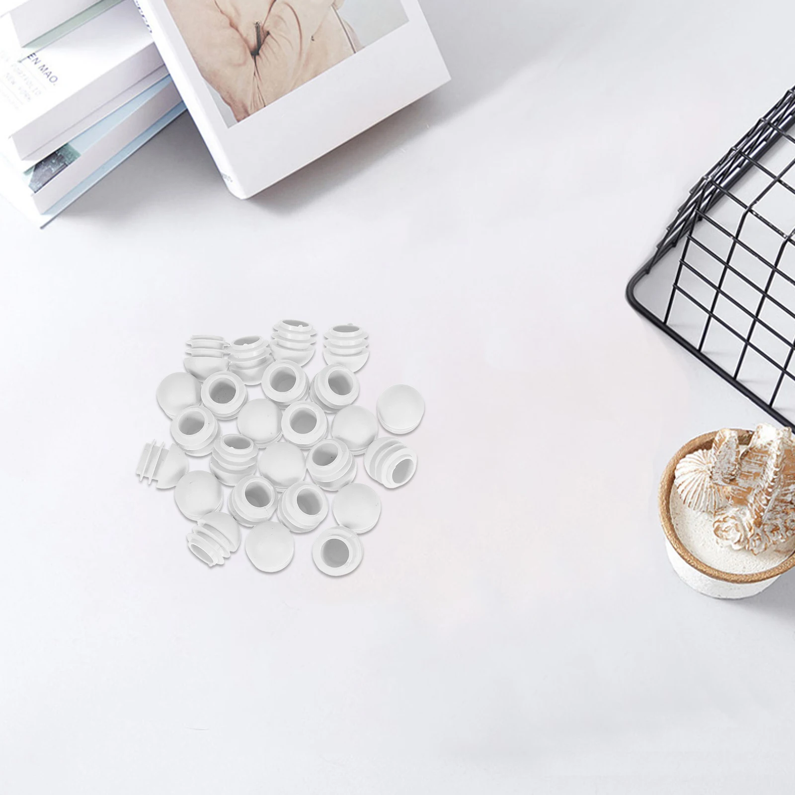 25pcs Round Pipe Plug Spherical Foot Cap 22mm Plastic Tubing End Caps Furniture Leg Furniture Parts Water Pipe Stop
25pcs Round Pipe Plug Spherical Foot Cap 22mm Plastic Tubing End Caps Furniture Leg Furniture Parts Water Pipe Stop
