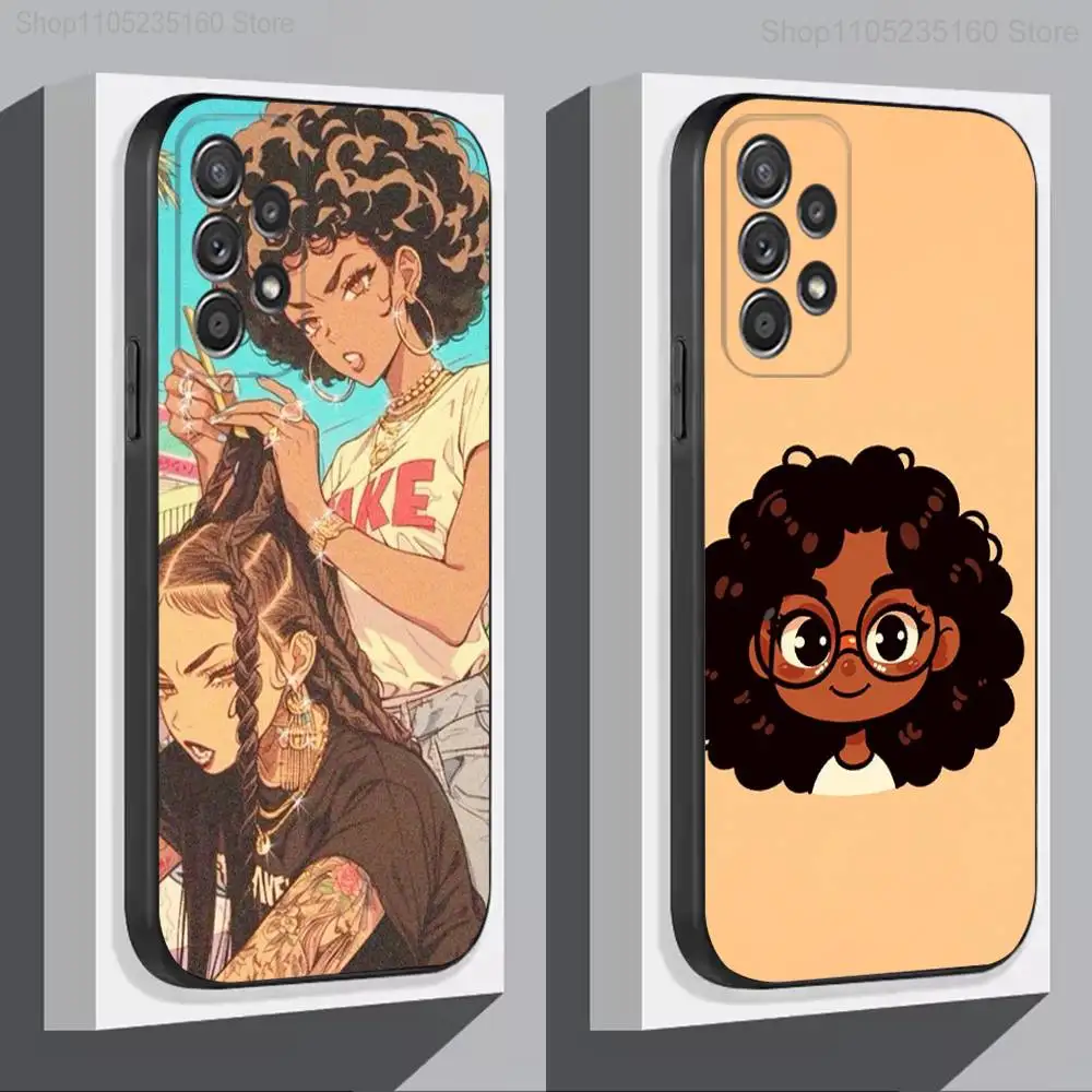 Black G-Girl A-Afro For Samsung S 25,24,23,22,30,21,10,9,Ultra,Plus,Lite,FE,4,5G Phone Case Black Soft Case
Black G-Girl A-Afro For Samsung S 25,24,23,22,30,21,10,9,Ultra,Plus,Lite,FE,4,5G Phone Case Black Soft Case