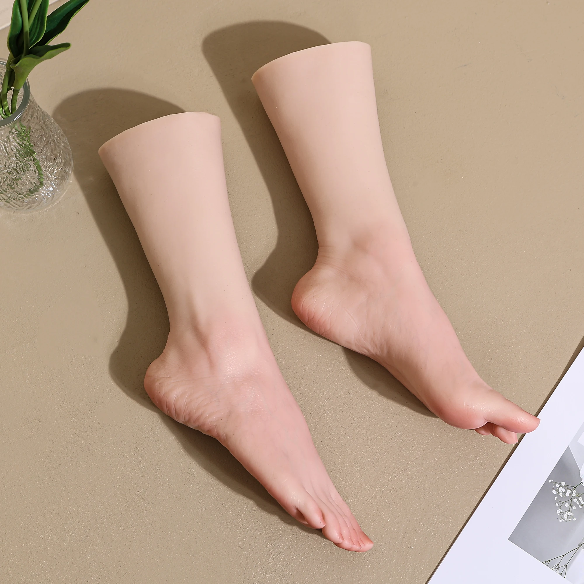 Women Mannequin Foot Model Liquid Silicone Feet Fetish Rubber Female Feet Fake Nail Art Jewelry Shoes Display Props TGJ3610
Women Mannequin Foot Model Liquid Silicone Feet Fetish Rubber Female Feet Fake Nail Art Jewelry Shoes Display Props TGJ3610