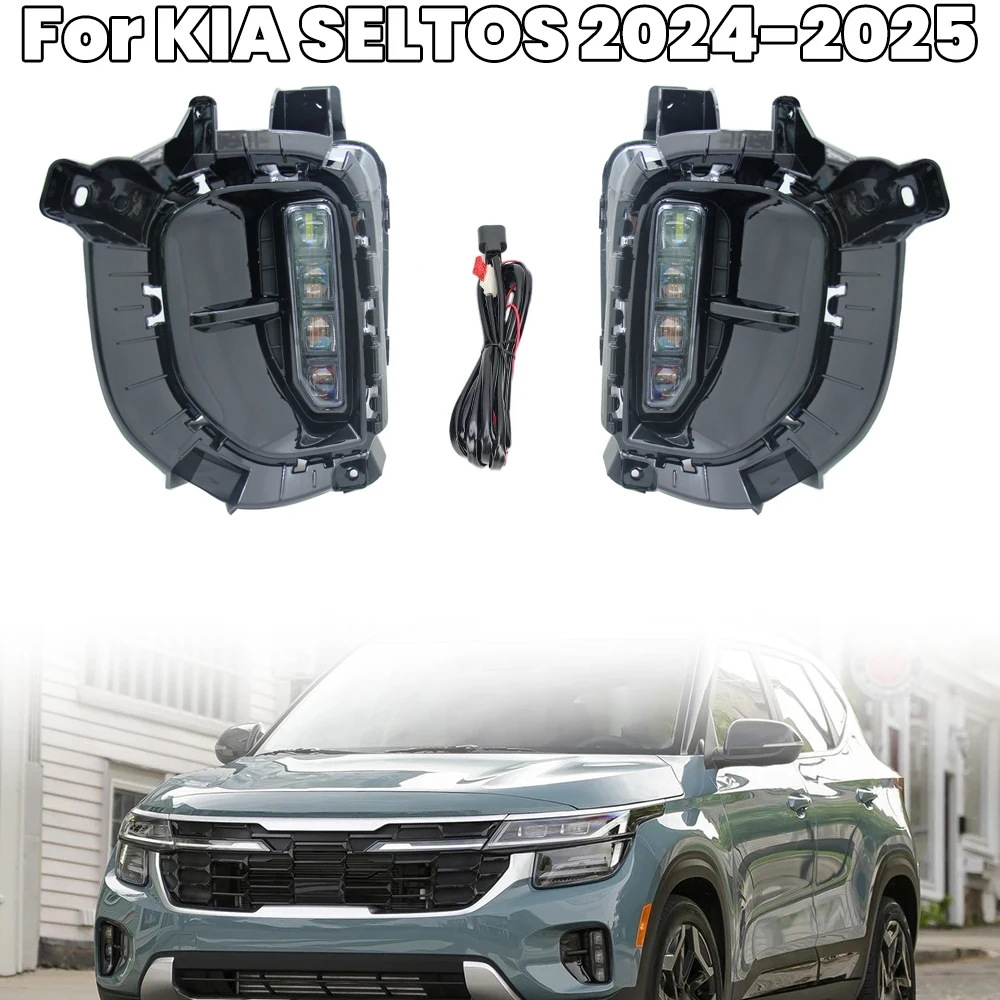 LED Daytime Running Light For Kia KX3 Seltos 2023-2024 2025 modified DRL Front Fog lamp Car Accessories US Version 1 set 3 sold
LED Daytime Running Light For Kia KX3 Seltos 2023-2024 2025 modified DRL Front Fog lamp Car Accessories US Version 1 set 3 sold