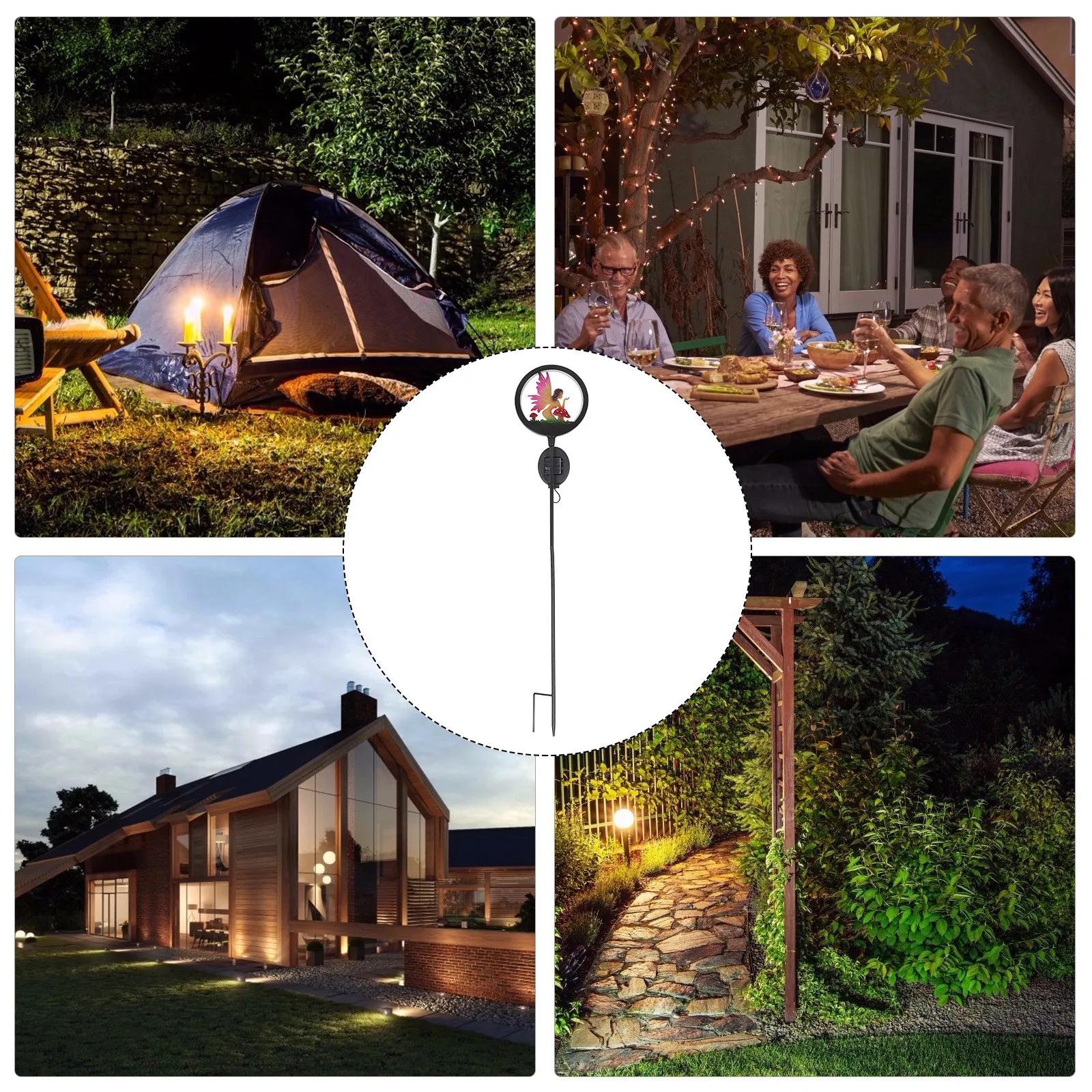 Solar Garden Lawn Lamp Iron Durable Fairy Design Outdoor Stake Light Yard Landscape Decorative Light Solar Lawn Lamp
Solar Garden Lawn Lamp Iron Durable Fairy Design Outdoor Stake Light Yard Landscape Decorative Light Solar Lawn Lamp
