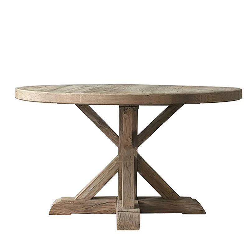 American Country House Restaurant Hotel Box Round Table Negotiation Table Creative Cafe Round Table Solid Wood
American Country House Restaurant Hotel Box Round Table Negotiation Table Creative Cafe Round Table Solid Wood