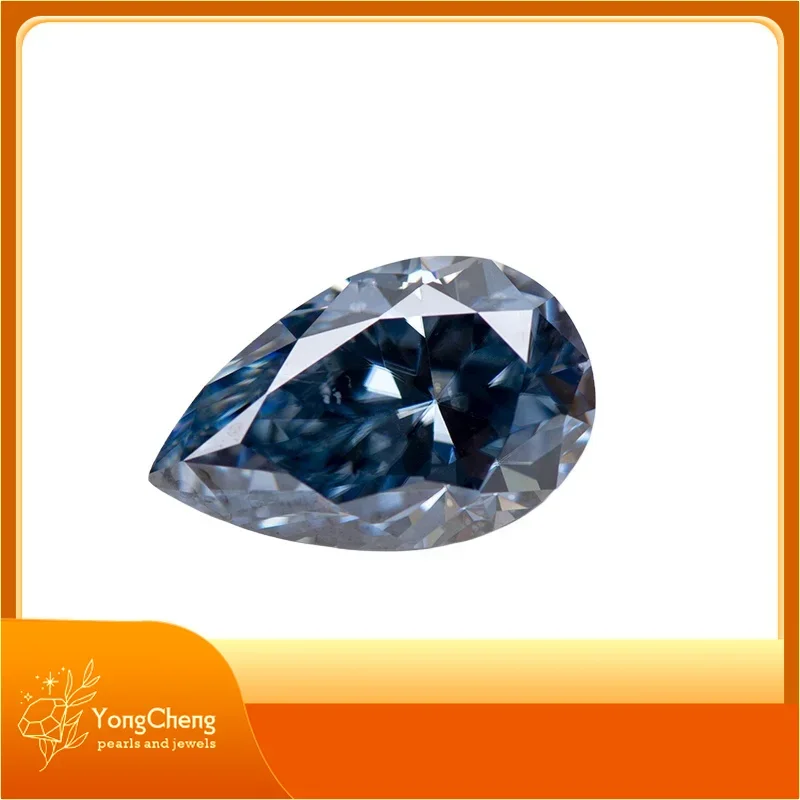 Moissanite Gemstone Pear Cut Gray Colour Lab Created Diamond DIY Ring Necklace Earrings Main Materials With GRA Certificate
Moissanite Gemstone Pear Cut Gray Colour Lab Created Diamond DIY Ring Necklace Earrings Main Materials With GRA Certificate