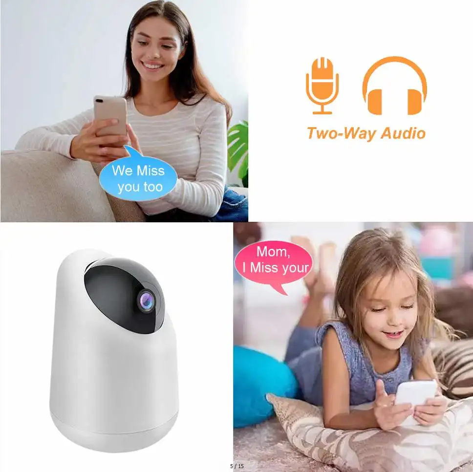 3MP 1296P V380 App Wireless PTZ IP Dome Camera AI Humanoid Detection Home Security CCTV Intercom Baby Monitor
3MP 1296P V380 App Wireless PTZ IP Dome Camera AI Humanoid Detection Home Security CCTV Intercom Baby Monitor