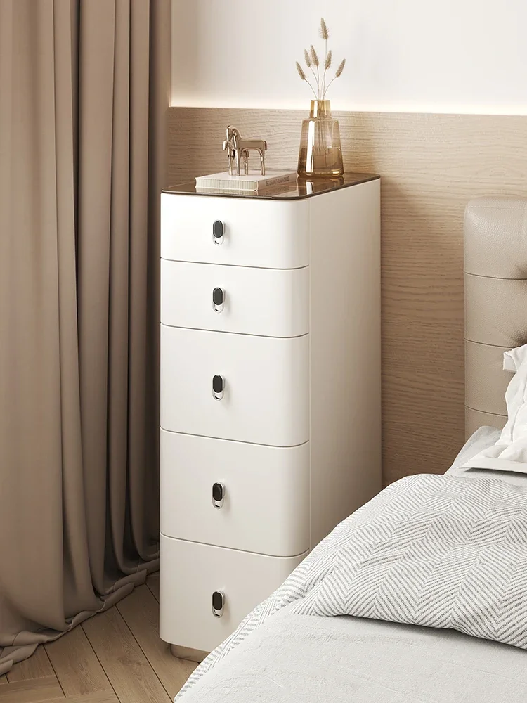 Small Solid Wood High French Entry Lux Ultra-Narrow Modern Simple Gap Storage Bedside Cabinet
Small Solid Wood High French Entry Lux Ultra-Narrow Modern Simple Gap Storage Bedside Cabinet