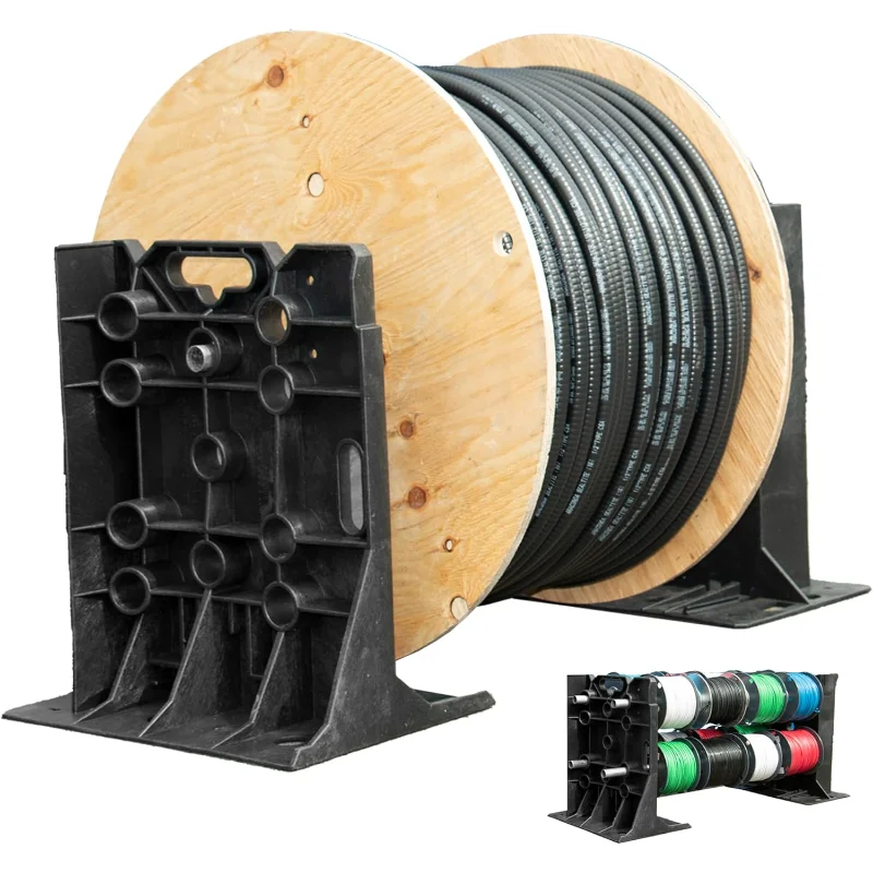 XL Multi-Purpose Cable Dispenser - Award Winning Electrical Wire Rack, Wire Spool Caddy (11470)
XL Multi-Purpose Cable Dispenser - Award Winning Electrical Wire Rack, Wire Spool Caddy (11470)