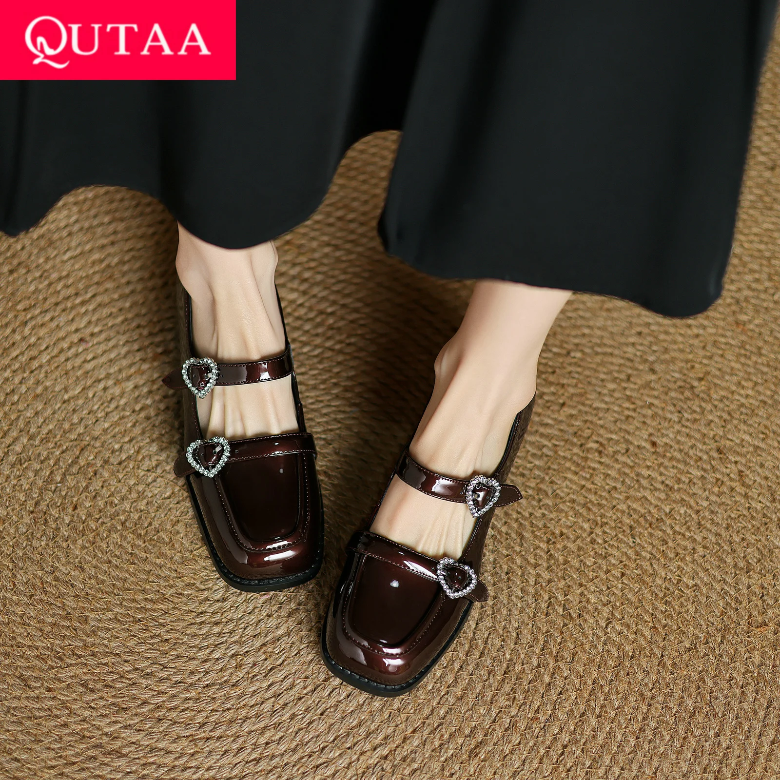 QUTAA 2025 Spring Fashion Women Pumps Shoes Elegant Chunky High Heels Lace-up Round Toe Casual Shoes Loafers Woman 34-39
QUTAA 2025 Spring Fashion Women Pumps Shoes Elegant Chunky High Heels Lace-up Round Toe Casual Shoes Loafers Woman 34-39