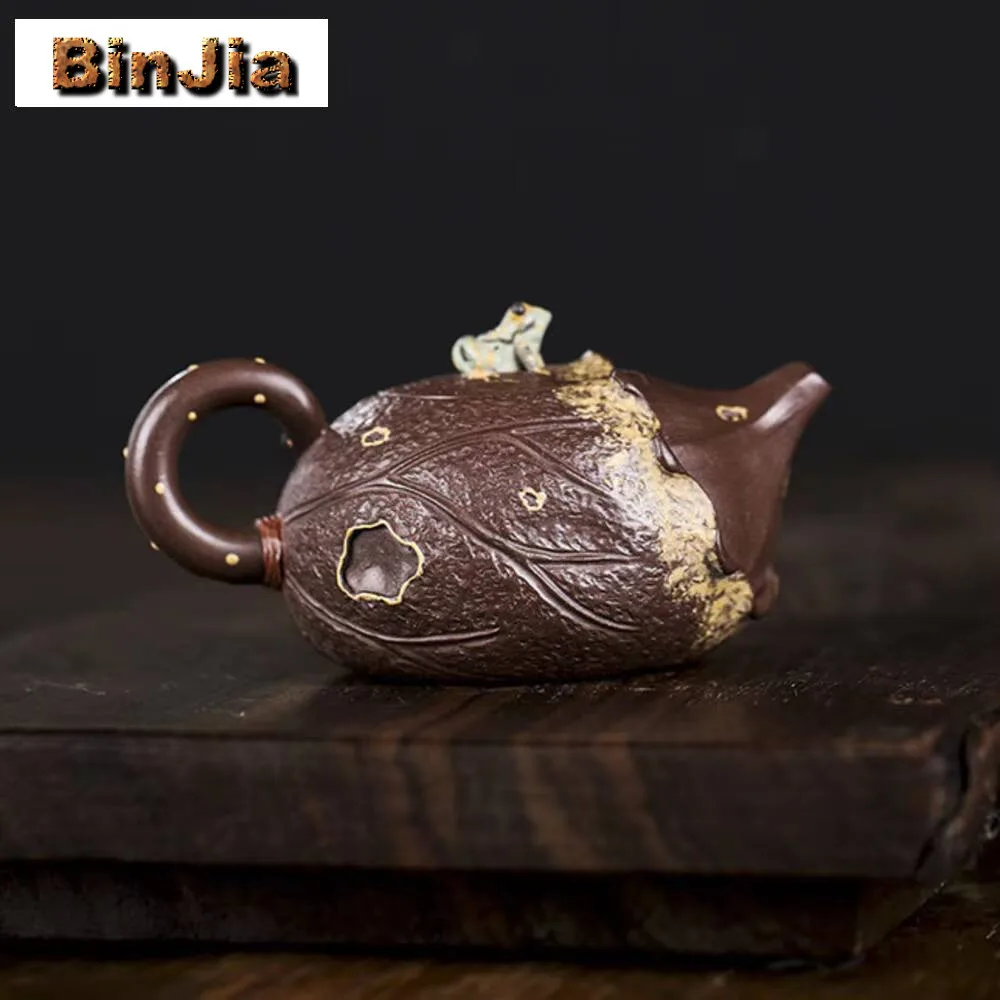 100Ml Master Handmade Yixing Purple Clay Tea Boutique Zhu Mud Mini Beauty Kettle High Quality Chinese Zisha Filter Collection
100Ml Master Handmade Yixing Purple Clay Tea Boutique Zhu Mud Mini Beauty Kettle High Quality Chinese Zisha Filter Collection