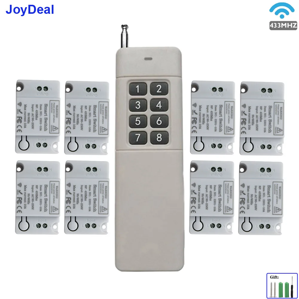 1000M Long Range High Power Wireless Remote Control Switch AC 110V 220V 10A and 433Mhz Remote Control Transmitter For Led Light
1000M Long Range High Power Wireless Remote Control Switch AC 110V 220V 10A and 433Mhz Remote Control Transmitter For Led Light