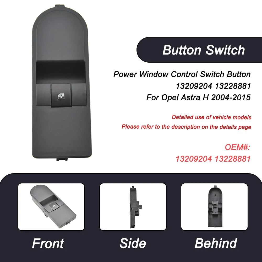 13228709 Car Power Window Control Switch Button 13209204 13228881 For Opel Astra H 2004-2015 Vauxhall Zafira 05-15 LHD
13228709 Car Power Window Control Switch Button 13209204 13228881 For Opel Astra H 2004-2015 Vauxhall Zafira 05-15 LHD