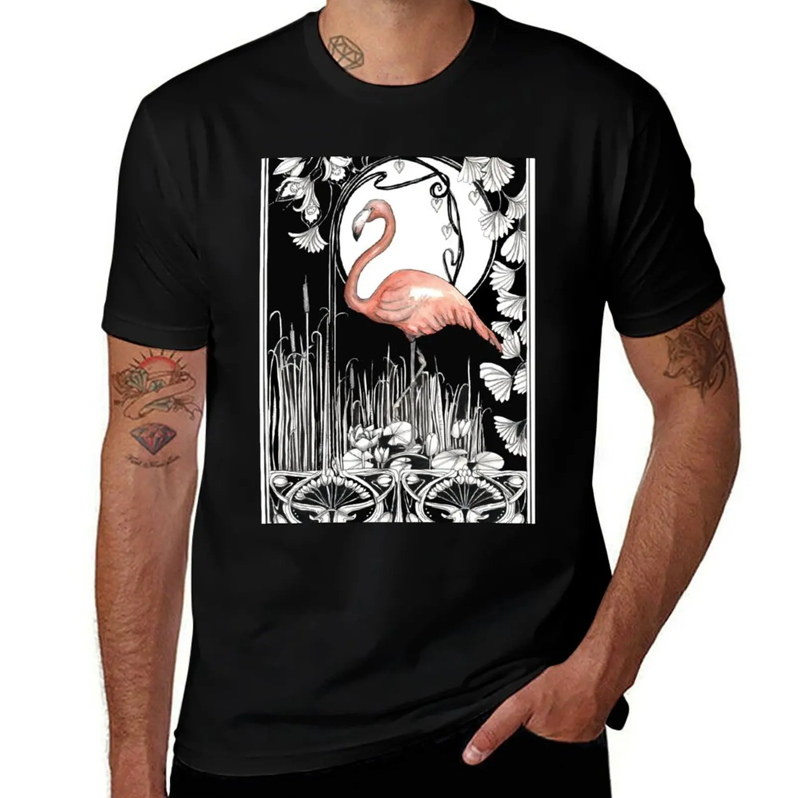 Flamingo nouveau T-Shirt korean fashion anime clothes anime shirt customs T-shirt men
Flamingo nouveau T-Shirt korean fashion anime clothes anime shirt customs T-shirt men