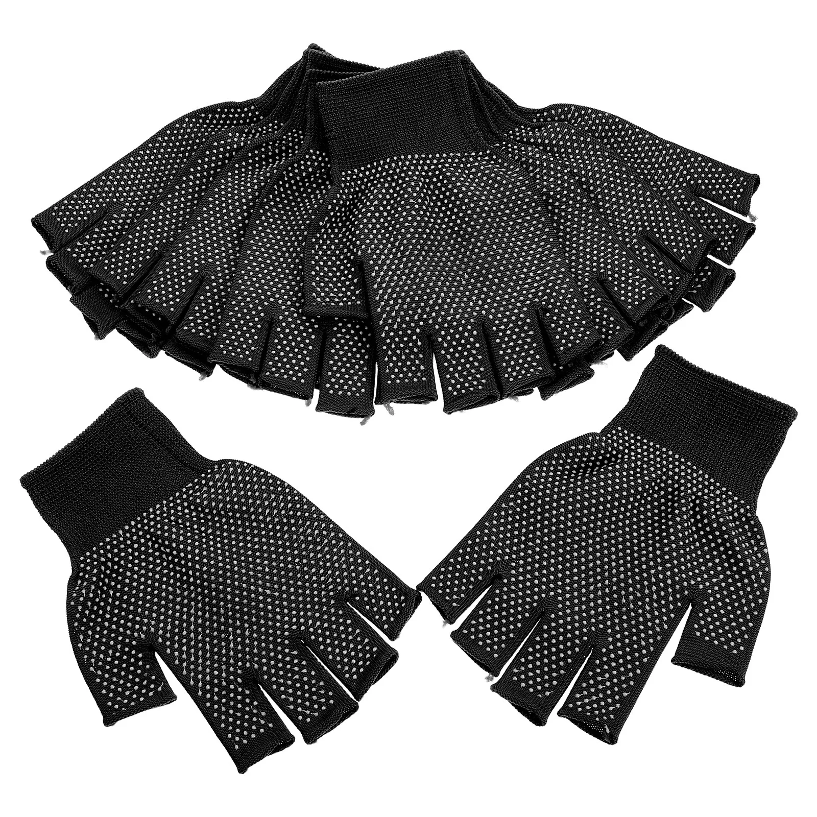 5Pairs Breathable Winter Fingerless Gloves Anti-Slip Grip Warm Work Gloves for Men Women Driving Cycling Hiking Repair Typing
5Pairs Breathable Winter Fingerless Gloves Anti-Slip Grip Warm Work Gloves for Men Women Driving Cycling Hiking Repair Typing