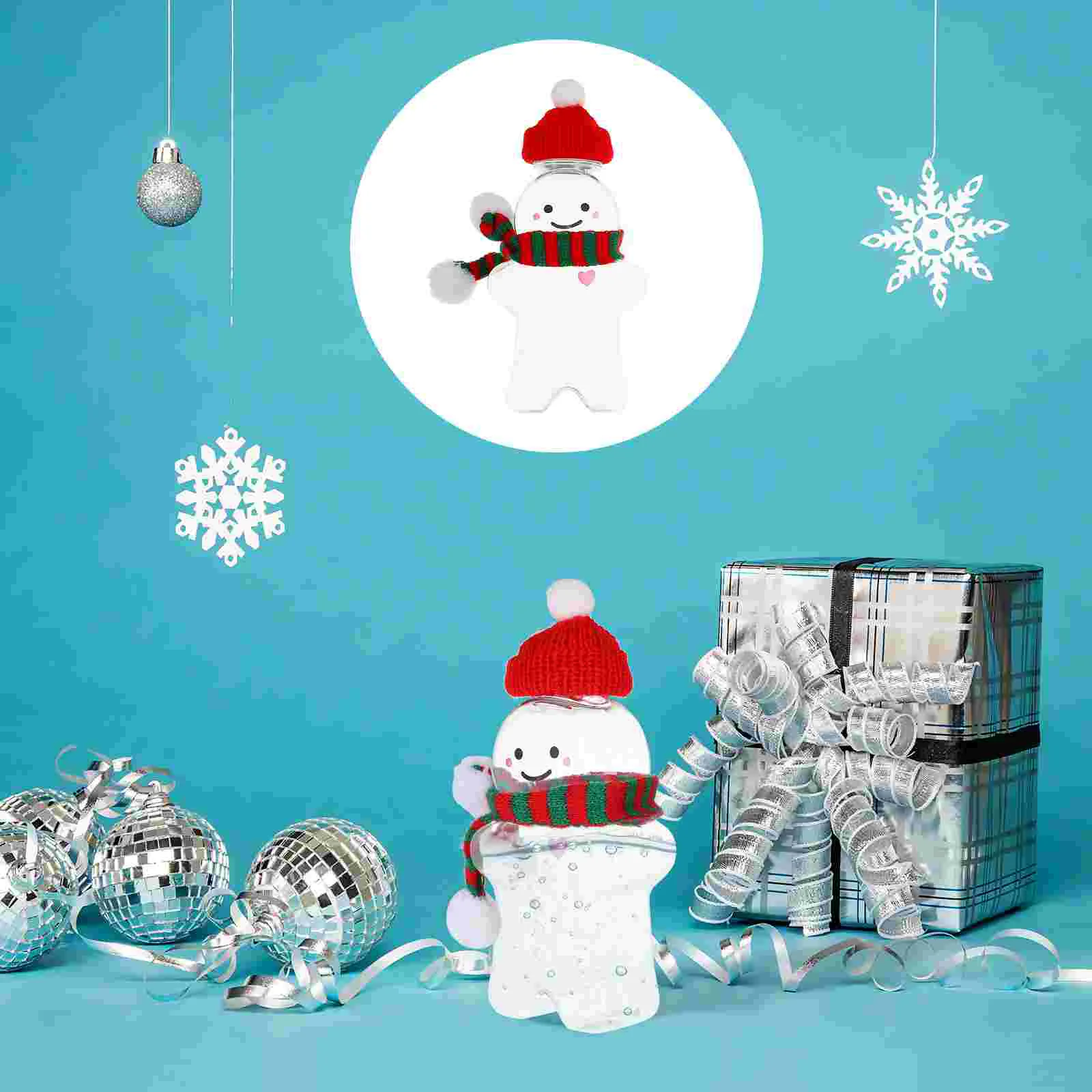 3 Sets Water Bottle Christmas Drink Refrigerator Plastic Juice Bottles Candy Gingerbread
3 Sets Water Bottle Christmas Drink Refrigerator Plastic Juice Bottles Candy Gingerbread