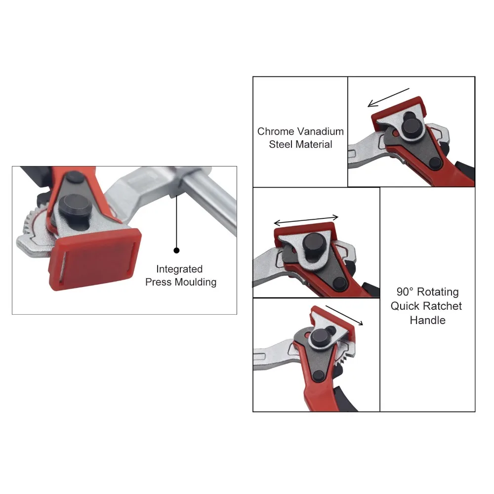 Aluminum Alloy Rail Ratcheting Table Clamp 540lb Clamping Force Heavy Duty Mechanism Bench Dog Clamp Quick Release 20mm Base
Aluminum Alloy Rail Ratcheting Table Clamp 540lb Clamping Force Heavy Duty Mechanism Bench Dog Clamp Quick Release 20mm Base