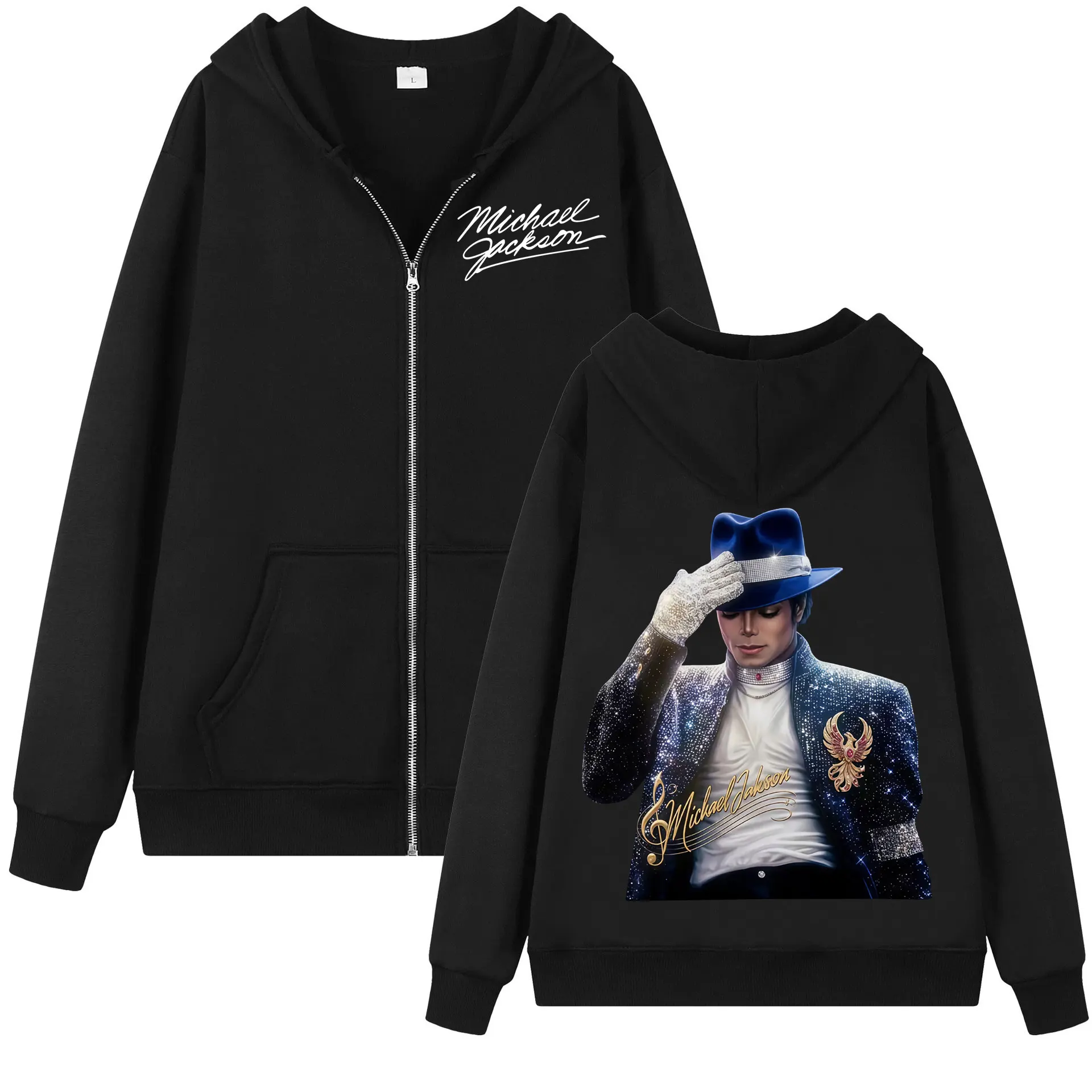90's Singer Michael Jackson Merch Zipper Hoodie Men Women Clothing Fashion Rock Zip Up Sweatshirts High Quality Fleece Pullovers
90's Singer Michael Jackson Merch Zipper Hoodie Men Women Clothing Fashion Rock Zip Up Sweatshirts High Quality Fleece Pullovers