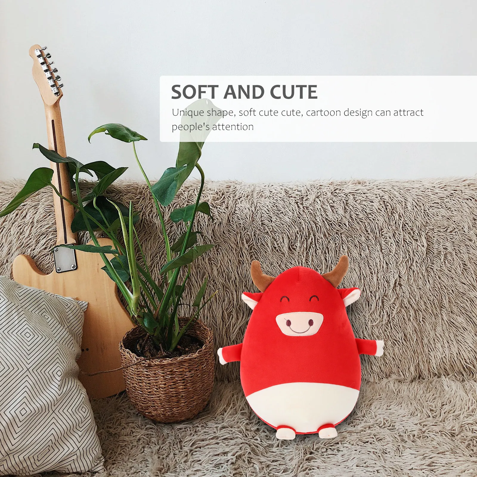 1Pcs Cartoon Ox Year U Shaped Neck Support Pillow Premium Soft Material 360 Degree Travel Pillow for Airplane Car Office Couch
1Pcs Cartoon Ox Year U Shaped Neck Support Pillow Premium Soft Material 360 Degree Travel Pillow for Airplane Car Office Couch