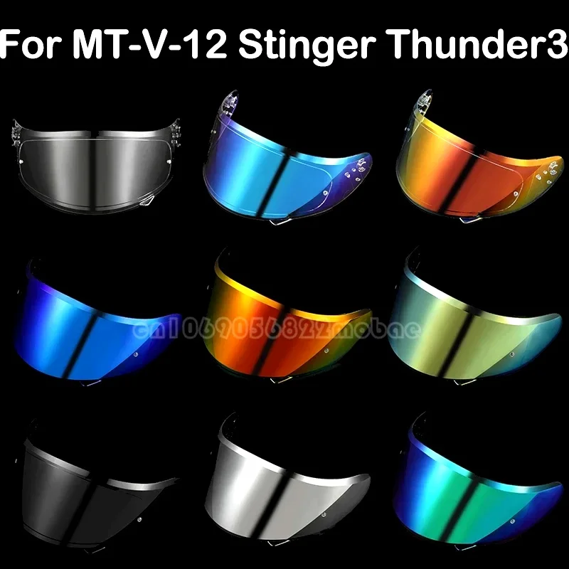 Visor For MT-V-12 helmet shield for MT STINGER helmet and THUNDER 3 helmet for MT Replacement parts THUNDER 3SV visor
Visor For MT-V-12 helmet shield for MT STINGER helmet and THUNDER 3 helmet for MT Replacement parts THUNDER 3SV visor
