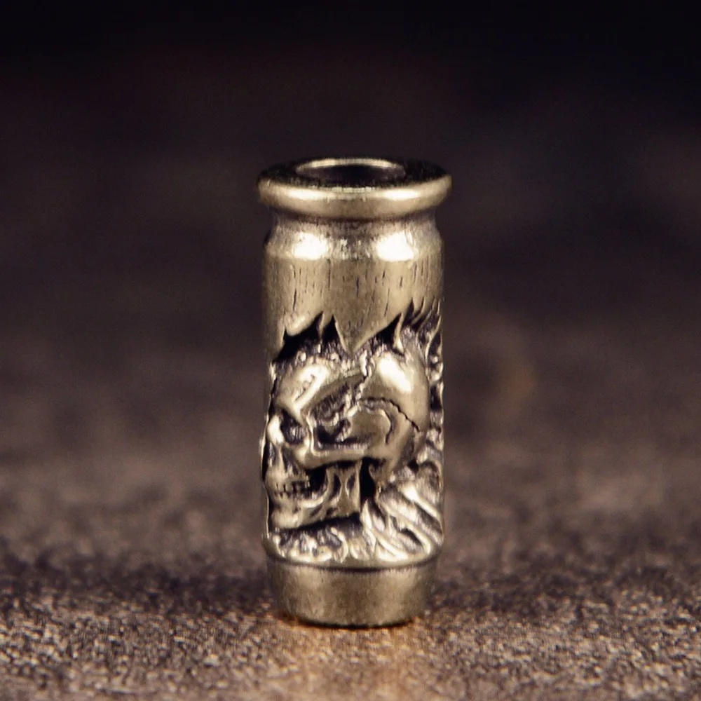 Premium Punk Style Skull Head Beads EDC Camping Paracord Accessories Brass DIY Hangings Bracelets Charms Travel
Premium Punk Style Skull Head Beads EDC Camping Paracord Accessories Brass DIY Hangings Bracelets Charms Travel