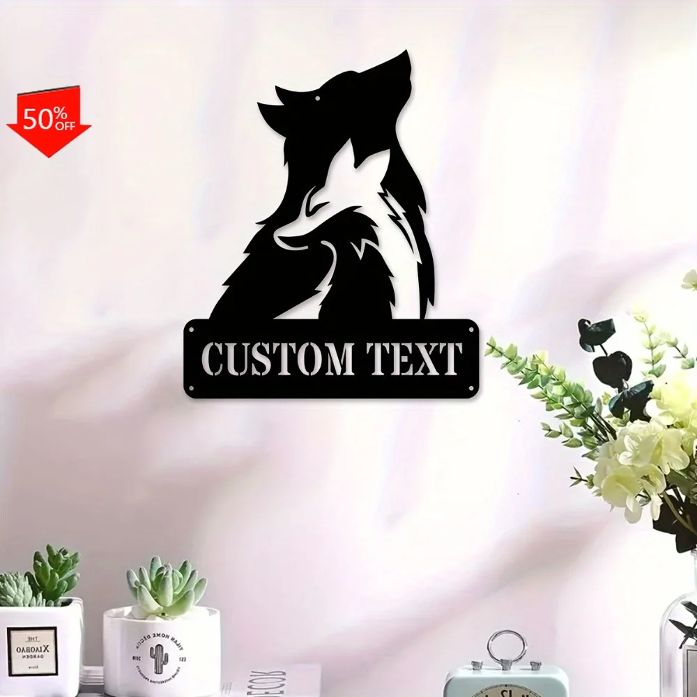 1PC Custom Wolf Wall Art Personalized Name House Number Modern Design Perfect Home Office Living Room Decor Distinct Rustic Acc
1PC Custom Wolf Wall Art Personalized Name House Number Modern Design Perfect Home Office Living Room Decor Distinct Rustic Acc