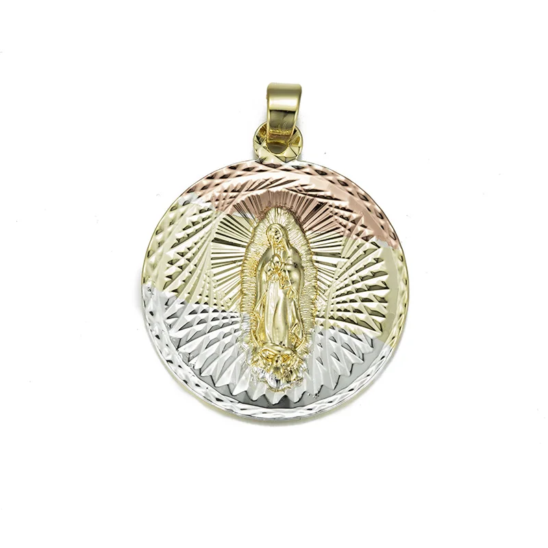 European and American retro embossed Virgin portrait pendant clavicle chain men's and women's stainless steel necklace
European and American retro embossed Virgin portrait pendant clavicle chain men's and women's stainless steel necklace