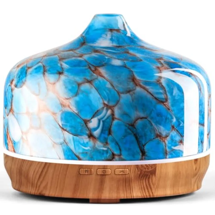 500ml Glass Essential Oil Diffuser Aromatherapy Ultrasonic Cool Mist Humidifier 15-21 Running Hours Waterless Auto-Off Air Diff
500ml Glass Essential Oil Diffuser Aromatherapy Ultrasonic Cool Mist Humidifier 15-21 Running Hours Waterless Auto-Off Air Diff