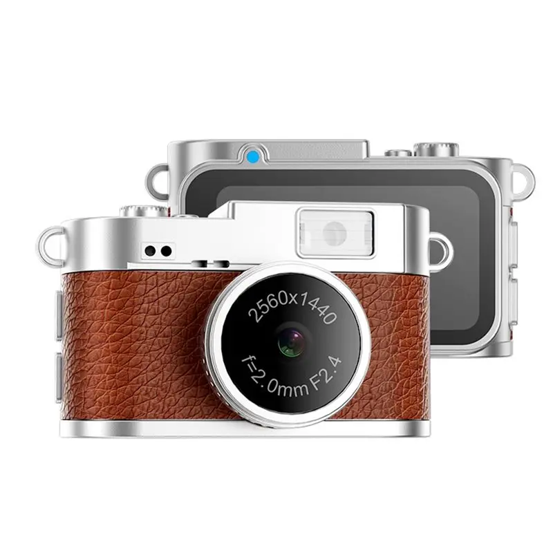 【PROMOTION】Pocket Camera 2K 1440P Retro Design 1.47X Zoom Video Camcorder Sports Portable Digital CCD Necklace Style Brown
【PROMOTION】Pocket Camera 2K 1440P Retro Design 1.47X Zoom Video Camcorder Sports Portable Digital CCD Necklace Style Brown