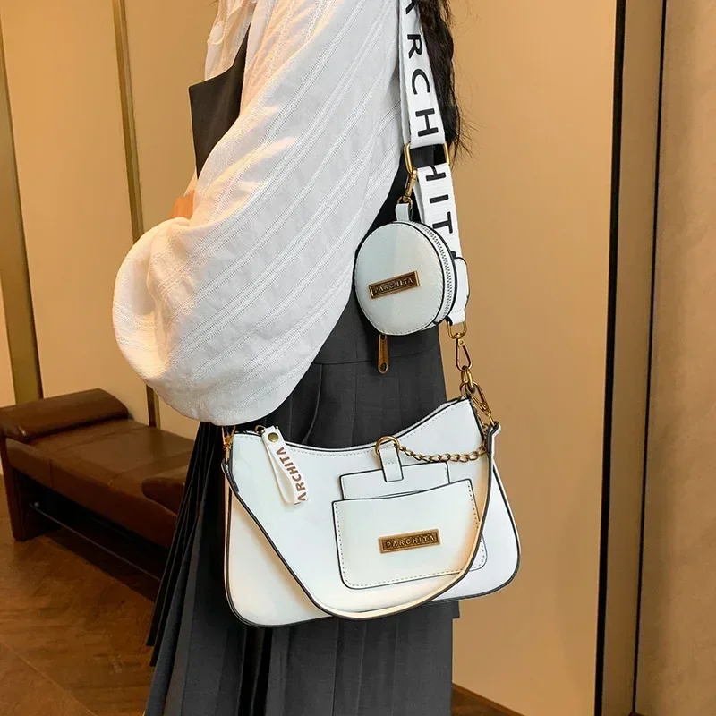 2025 Women's Trendy Mom-Daughter Shoulder Bag Premium Leather Underarm Purse Stylish Travel Companion Daily Handbag
2025 Women's Trendy Mom-Daughter Shoulder Bag Premium Leather Underarm Purse Stylish Travel Companion Daily Handbag