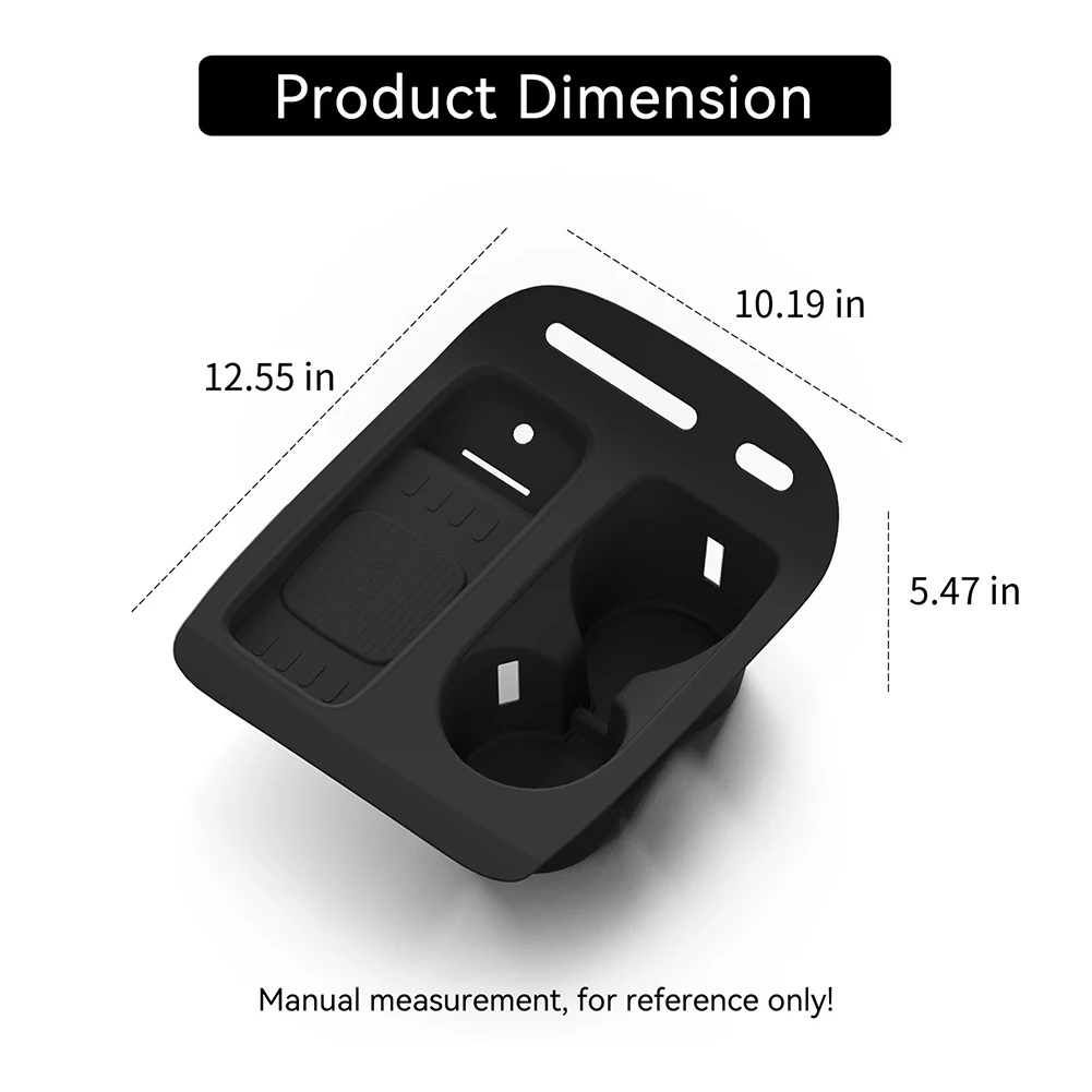 Center Console Cup Holder And Wireless Charging Pad For Hyundai Palisade 2026 Silicone Black LHD Easy Installation
Center Console Cup Holder And Wireless Charging Pad For Hyundai Palisade 2026 Silicone Black LHD Easy Installation