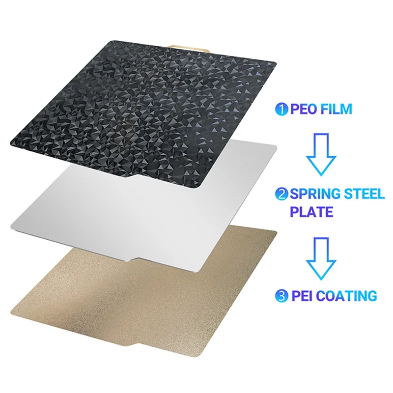 3D Printer Accessories Build Plate 257X257mm, Double Sided Flexible Print Bed 3D Printer PET+PEI for Bambu Lab X1 Z
3D Printer Accessories Build Plate 257X257mm, Double Sided Flexible Print Bed 3D Printer PET+PEI for Bambu Lab X1 Z