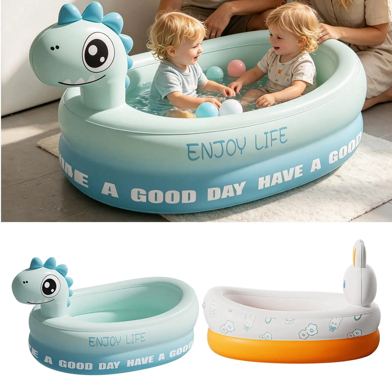Dinosaur/Rabbit Inflatable Kiddy Pool Blow Up Foldable Kids Bathtub For Boys Girls 1-3 Years, Bathroom Patio Balcony Backyard
Dinosaur/Rabbit Inflatable Kiddy Pool Blow Up Foldable Kids Bathtub For Boys Girls 1-3 Years, Bathroom Patio Balcony Backyard