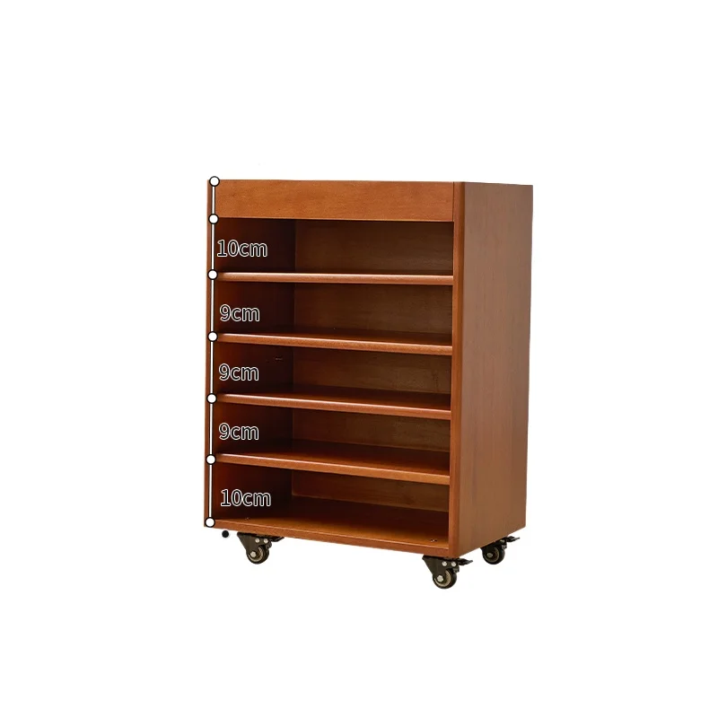 Solid wood bookcase, bookshelf, floor-to-ceiling small cabinet against the wall, bedroom storage shelf, living room integrated
Solid wood bookcase, bookshelf, floor-to-ceiling small cabinet against the wall, bedroom storage shelf, living room integrated